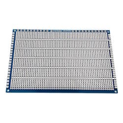 Prototype board universal 10cmX15cmX1.6mm pitch 2.54mm with bridge