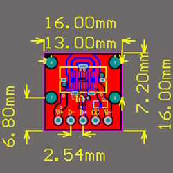 Плата друкована з роз'ємом USB Type-C male 5 pin vertical