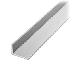 Aluminum corner profile  20 X 10 X 1mm uncoated, 1m