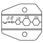 Вставка в кліщі ProsKit<gtran/> 1PK-3003D28 для обтиску коаксіального кабелю<gtran/>