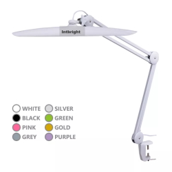 Table lamp on a clamp 9501LED dimmable, 117 LED BLACK