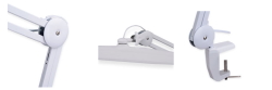 Table lamp on a clamp 9501LED with reg. brightness, 117 LED SILVER 