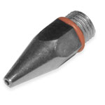 Nozzle-cone of a glue gun 2x35 mm, silumin
