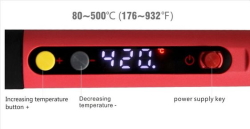Паяльник с терморегулятором CXG Global E60WT [220В, 60Вт, жало 900М]