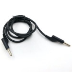 Cable<gtran/>  Banana - black banana HM-350 1 meter<gtran/>