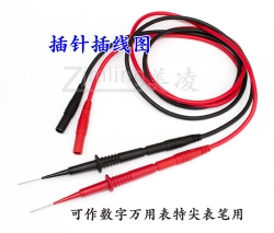 Measuring probe for banana 4 mm Y1048 set of 2 (without wire)