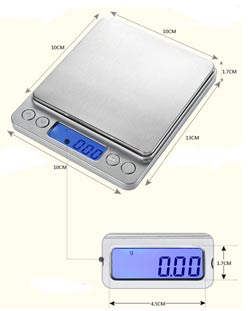 electronic scales I-2000 [500 g/0.01g] household