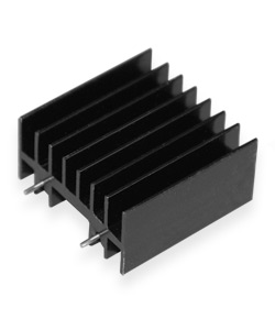 Радіатор алюмінієвий 35*35*18MM FET heat sink