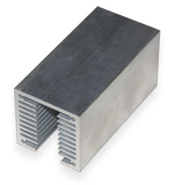 Aluminum radiator 40*40*150MM aluminum heat sink