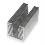 Aluminum radiator<gtran/> 40*40*100MM aluminum heat sink