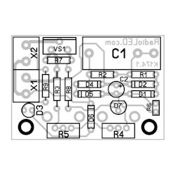 Radio constructor Analogue thermostat AC220V incubator K174.1