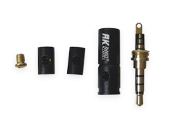 Plug to cable Ranko 4-pin 3.5mm Black