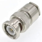 RF connector BNC male for RG6 cable