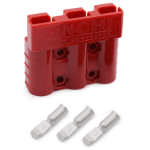 Battery connector<gtran/> AN-3 50A600V RED 6AWG