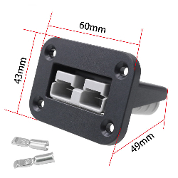 Battery connector SB50A GRAY 6AWG+bracket