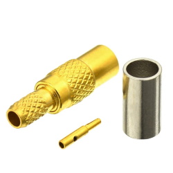 RF connector MMCX female to RG-174 cable