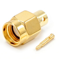 RF connector SMA-JB3 male to RG402 cable