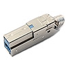 Вилка<gtran/> USB-30-02-MC тип B на кабель<gtran/>