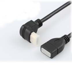 Кабель 1.4 HDMI cable HD TV 90 degree adapter