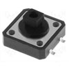 Tack switch TACT 12x12-7.3 SMD square push rod