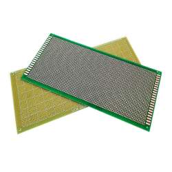 Single-sided board  dummy 10cmX22cmX1.6mm pitch 2.54mm mask one side