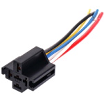 Socket for relay<gtran/> 1912-5pin with wires<gtran/>