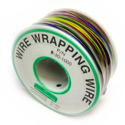 Installation wire 30 AWG solid 8 colors on a 265m spool