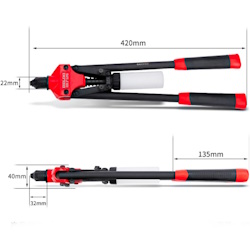 Пістолет ручний заклепувальний BT-104 420мм