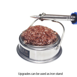 Soldering iron stand SMT-1025 with shavings for cleaning the tip